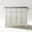 Lafayette Stainless Steel Top Full Size Kitchen Island/Cart In White