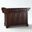Lafayette Stone Top Full Size Kitchen Island/Cart In Mahogany and White
