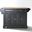 Lafayette Wood Top Full Size Kitchen Island/Cart In Black and Natural