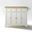 Lafayette Wood Top Full Size Kitchen Island/Cart In White and Natural