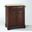 Lafayette Wood Top Portable Kitchen Island/Cart In Mahogany and Natural