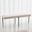 Laforge Large Bench In Antique Gold With Muslin Cushion