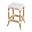 Laguna 24.5" Rectangular Rattan Backless Counter Stool In Smooth White