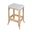 Laguna 24.5" Rectangular Rattan Backless Counter Stool In White and Gray