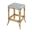 Laguna 24.5" Rectangular Rattan Backless Counter Stool In White and Navy