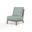 Laguna Armless Club in Cast Mist