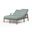 Laguna Double Chaise Lounge in Cast Mist