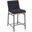 Lahni Counter Height Chair In Black Boucle Fabric