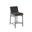 Lahni 17.75 Inch Boucle Fabric Counter Height Chair In Dark Gray