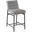 Lahni Gray Boucle Fabric Counter Height Chair