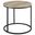 Lainey Round Occasional Side End Table In Distressed Pine