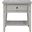 Lake House End Table In Weathered White