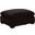 Lakeview Upholstered Ottoman Dark Chocolate