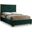 Lana Velvet Queen Bed In Green