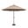 Lanai Pro 11' Octagon Auto Tilt with Starlight Umbrella In Antique Beige