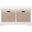 Landers 2 Drawer Cushion Storage Bench in Distressed White