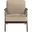 Landers Accent Chair In Brown and Walnut