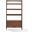 Landon Large Etagere Bookcase In Mahogany