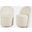 Landon Upholstered Swivel Dining Chair Set of 2 In Natural