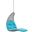 Landscape Hanging Chaise Lounge Outdoor Patio Swing Chair In Gray Turquoise
