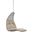 Landscape Hanging Chaise Lounge Outdoor Patio Swing Chair In Light Gray Beige