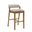Landyn 26 Inch Counter Height Barstool In Grey and Amber Glow