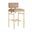 Laney Bar Stool In Taupe