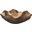 Peony Ceramic Bowl In Antique Gold
