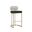 Larissa Barstool In Bravo Black and Halton Birch