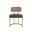 Larissa Dining Chair In Eglinton Espresso and Gellar Earth