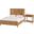 Lark Panel Bedroom Set In Light Brown