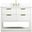 Larkin 42 Inch Single Bathroom Vanity In White With Backsplash