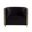 Larron Armchair In Abbington Black and Hobbes Night