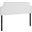 Laura White Queen Upholstered Vinyl Headboard