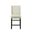 Laurant Upholstered 24 Inch Counter Stool - Set of 2 In Espresso and Fawn Upholstery
