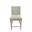 Laurant Upholstered 24 Inch Counter Stool - Set of 2 In Natural Driftwood and Fawn Upholstery