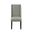 Laurant Upholstered Dining Chair - Set of 2 In Espresso and Charcoal Upholstery