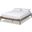 Laure French Bohemian Weathered Grey Oak Finished Wood Full Size Platform Bed Frame