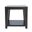 Laurel Creek 24 Inch Square End Table with Open Shelf In Espresso