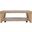 Laurel Creek 50 Inch Coffee Table with Storage Shelf and Hidden Casters In Natural