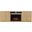 Laurel Creek 78 Inch Electric LED Fireplace with Storage In Natural and Brown