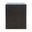 Laurel Creek Square Block Pedestal End Table In Espresso