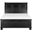 Laurelin Black Queen Sleigh Storage Bed