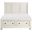 Laurelin White King Sleigh Storage Bed