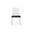 Lauren Faux Leather Dining Chair Set of 2 In Black and White