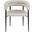 Lavina Vegan Leather Dining Chair Set of 2 In Black and Taupe