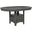 Lavon Dining Table with Storage Medium Grey
