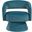 Lavon Swivel Chair In Teal
