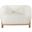 Lawler Upholstered Barrel Back Accent Chair In Ivory