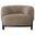 Lawler Upholstered Barrel Back Accent Chair In Mushroom